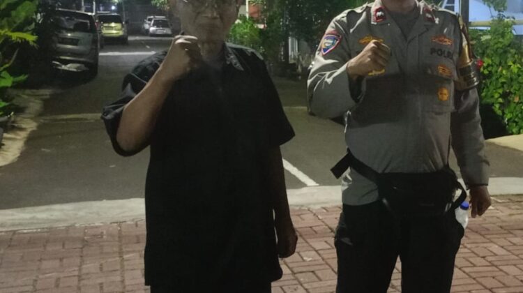 Sambang Satkamling, Polsek Johar Baru Perkuat Deteksi Dini Gangguan Kamtibmas di Tanah Tinggi