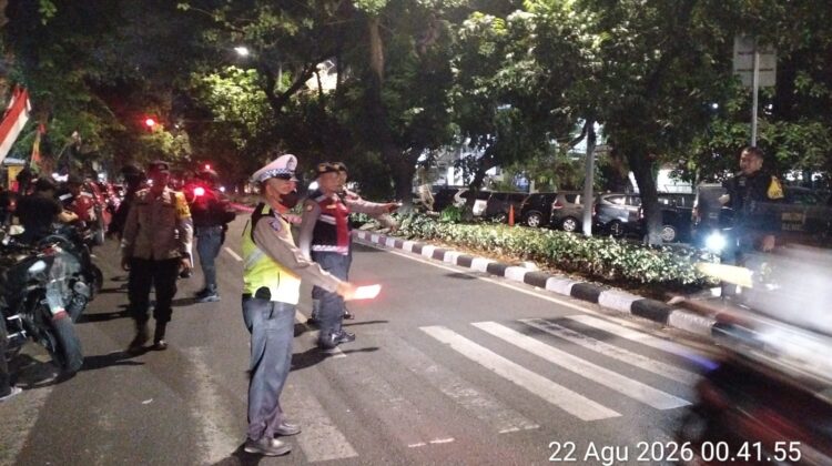 Polsek Senen Gelar Razia Stasioner Cipta Kondisi, Satu Motor Tanpa STNK Diamankan