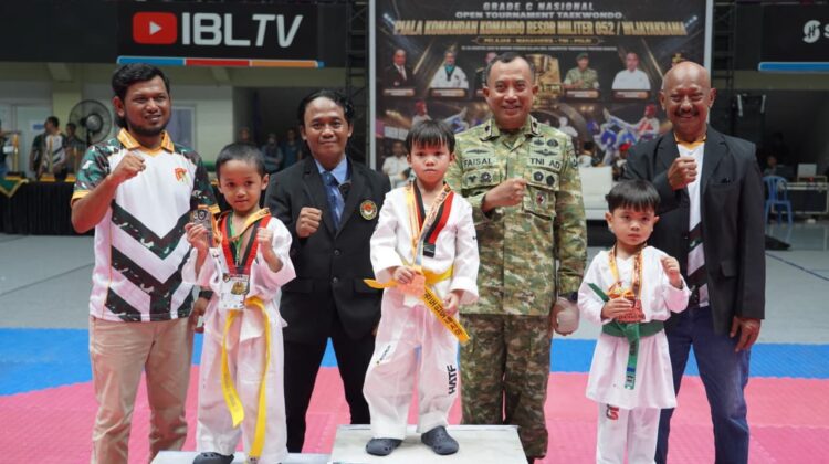 Ajang Cetak Atlet Berprestasi, Danrem 052/Wkr Resmi Buka Open Tournament Taekwondo Grade C Nasional Danrem Cup 2026