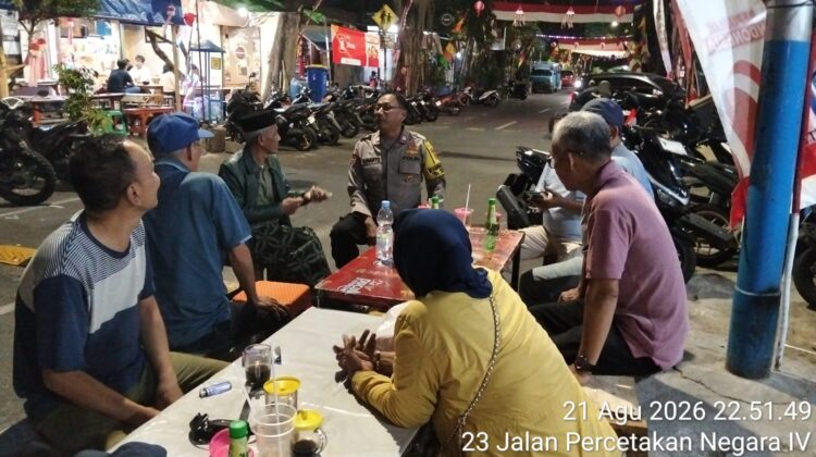 Sabuk Kamtibmas Diperkuat, Polisi Ajak Warga RW 09 Johar Baru Waspadai Kejahatan dan Kebakaran