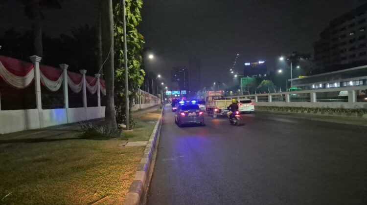 Polsek Metro Tanah Abang Gelar Operasi Cipta Kondisi, Antisipasi Gangguan Kamtibmas di Sekitar Gedung DPR/MPR RI
