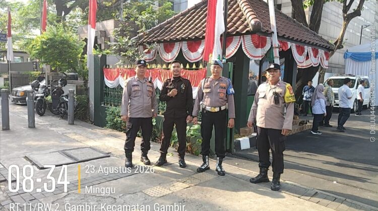 Polsek Metro Menteng Amankan HUT ke-58 Yayasan Harapan Kita, Pastikan Kegiatan Berlangsung Aman dan Kondusif
