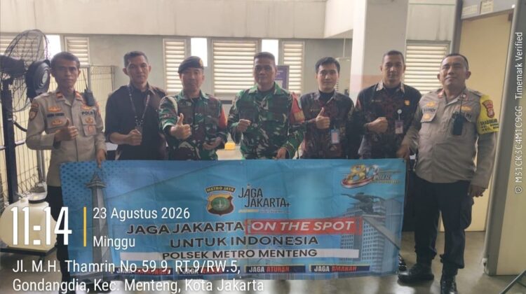 Jaga Jakarta On The Spot Polsek Metro Menteng, Perkuat Sinergi dan Kewaspadaan Kamtibmas di Jl. MH Thamrin