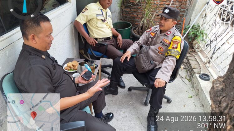 Bhabinkamtibmas Sambangi Graha Moratelindo Pegangsaan, Kamtibmas Diperkuat