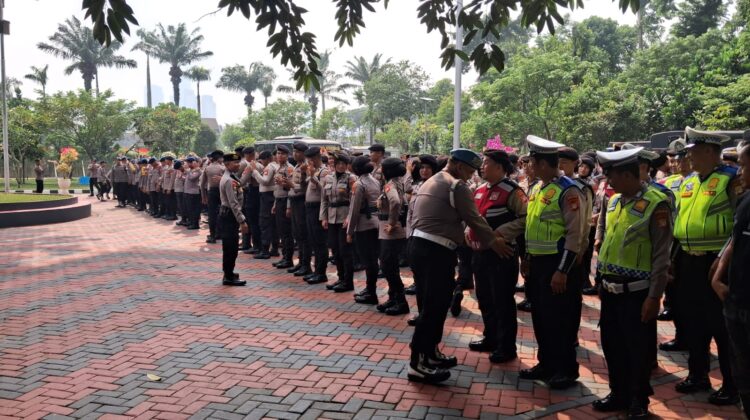 Kawal Penyampaian Aspirasi, 633 Personel Gabungan Disiagakan di Gedung DPR RI