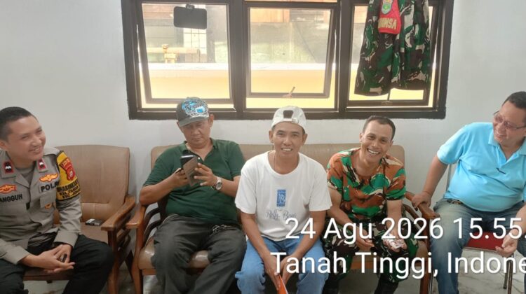 Tiga Pilar Tanah Tinggi Satukan Langkah, Perkuat Deteksi Dini Gangguan Kamtibmas
