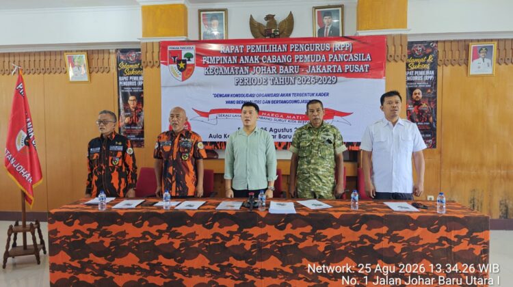 RPP Pemuda Pancasila Johar Baru Periode 2026-2029 Berlangsung Kondusif, Tiga Pilar Dorong Sinergi Jaga Kamtibmas