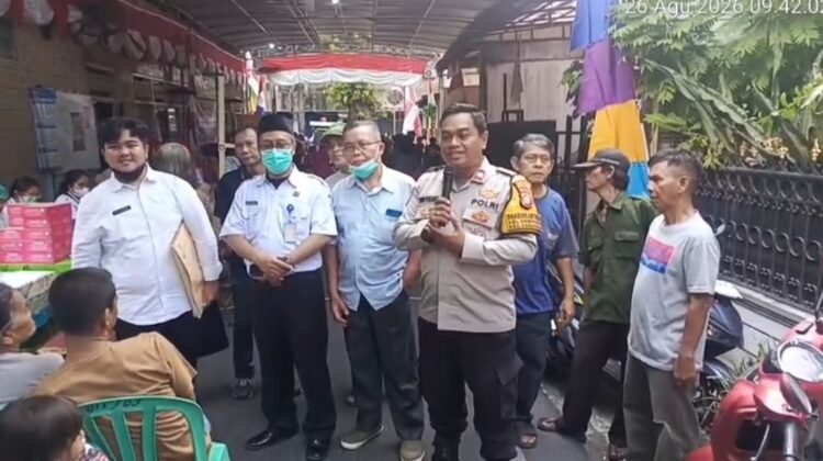 Jaga Jakarta Bersama, Bhabinkamtibmas Kemayoran Ingatkan Warga Jangan Mudah Terprovokasi Hoaks