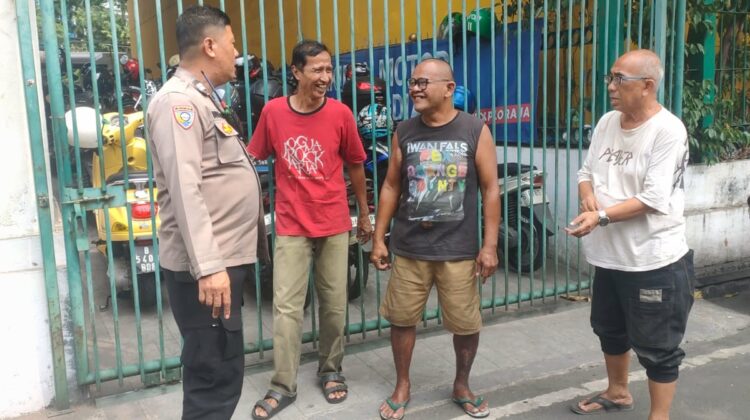 Jaga Jakarta On The Spot Sambangi Warga Kebon Sirih, Polisi Perkuat Deteksi Dini Gangguan Kamtibmas