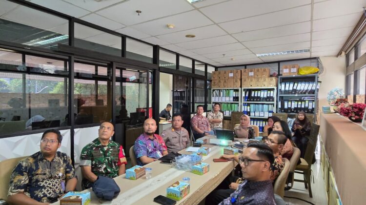 Kanit Binmas Hadiri Rakor Persiapan Pemasangan Tanda Penunggak Pajak Daerah