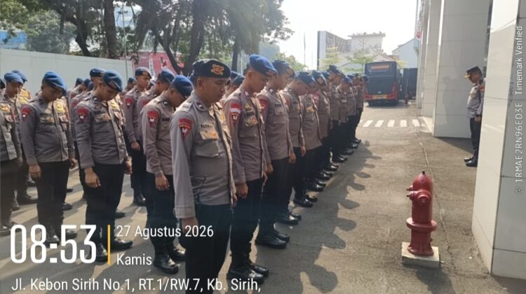 Polsek Metro Menteng Siagakan 120 Personel, Kawal Aksi Unjuk Rasa di BGN RI dengan Pendekatan Humanis