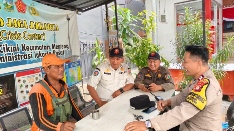 Jaga Jakarta On The Spot, Polsek Metro Menteng Perkuat Sinergi Keamanan Bersama Warga Cikini
