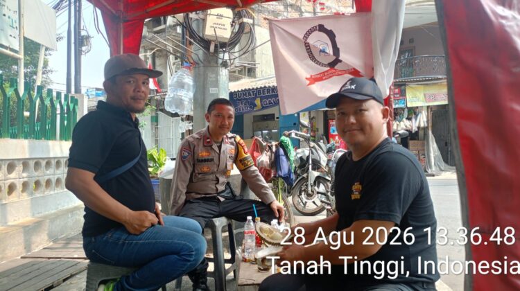Polisi dan Warga Perkuat Koordinasi Kamtibmas di Tanah Tinggi, Deteksi Dini Diutamakan
