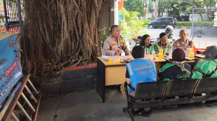 Jaga Jakarta On The Spot, Polisi dan Ojol Bersinergi Cegah Jambret Hingga Curanmor di Menteng