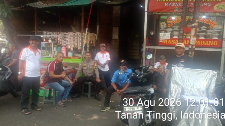 Perkuat Sinergi Jaga Lingkungan, Polisi Gandeng LMK dan FKDM Tanah Tinggi Cegah Gangguan Kamtibmas