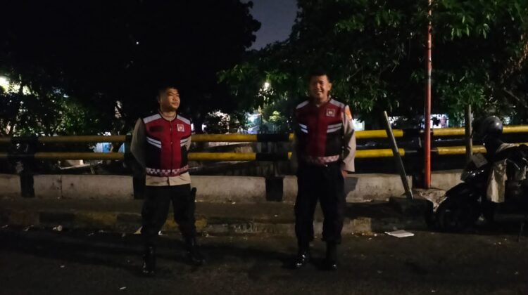 Polsek Senen Perkuat Pengamanan Dini Hari, Antisipasi Tawuran dan Kejahatan Jalanan