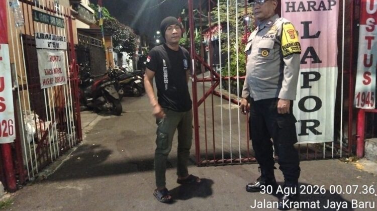 Polisi Aktifkan Peran Poskamling, Warga Johar Baru Diingatkan Wajib Lapor Tamu 1×24 Jam