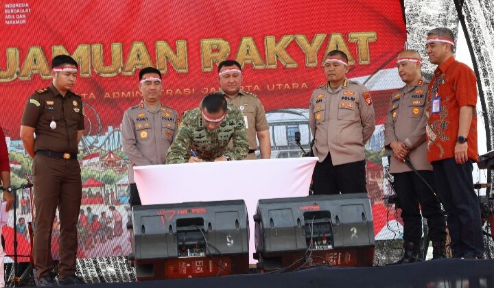 Semarak HUT RI ke-81 di Jakarta Utara, TNI-Polri dan Warga Perkuat Kebersamaan