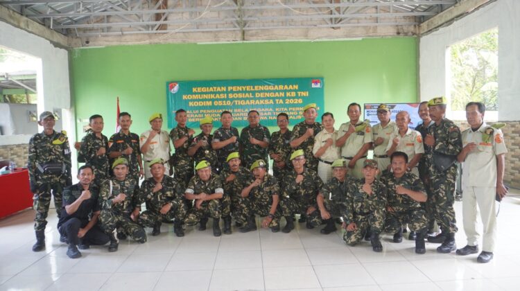 Perkuat Wawasan Kebangsaan, Kodim 0510/Tigaraksa Gelar Pembinaan dan Kesadaran Bela Negara Bersama Keluarga Besar TNI