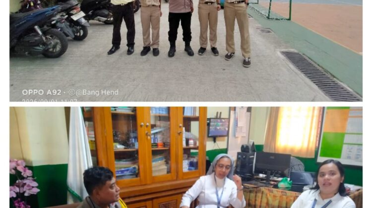 Polsek Senen Sambangi Sejumlah Sekolah, Imbau Siswa Tak Terprovokasi Ajakan Demo