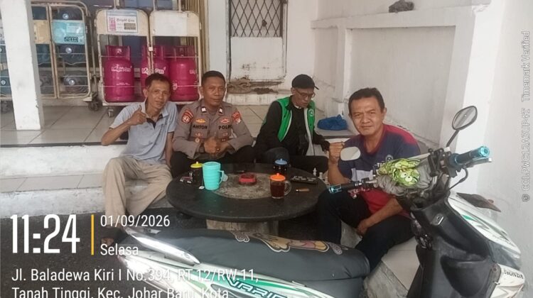 Patroli Dialogis, Polisi Ajak Warga Tanah Tinggi Bersama Jaga Kamtibmas
