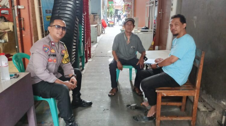 Cooling System, Polisi Sambangi Ketua RW 06 Kampung Rawa Cegah Gangguan Kamtibmas