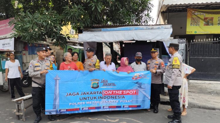Bersama Warga, Polisi Perkuat Jaga Jakarta On The Spot untuk Ciptakan Lingkungan Aman
