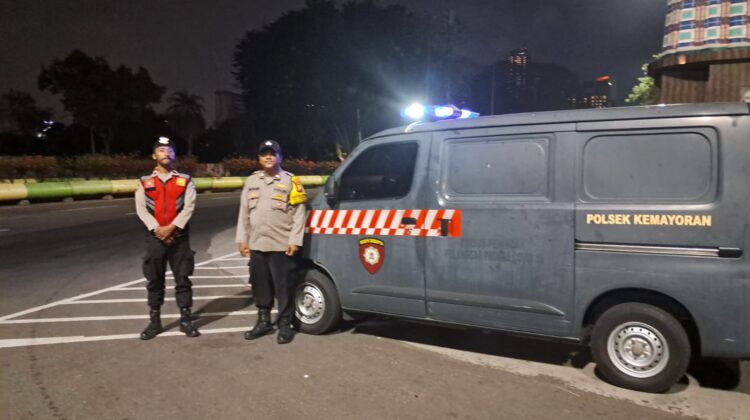 Persempit Ruang Gerak Pelaku Kejahatan, Polsek Kemayoran Siaga Lewat Strong Point Dini Hari