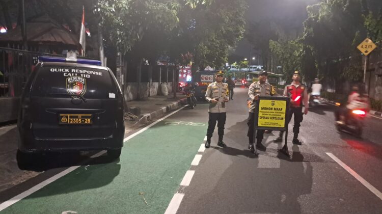 Langkah Preventif Polsek Kemayoran, Razia Stasioner Digelar untuk Jaga Keamanan Warga
