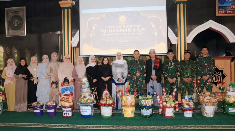Maulid Nabi di Brigif 3/TBS, Perkuat Keteladanan dan Kebersamaan Bersama Rakyat