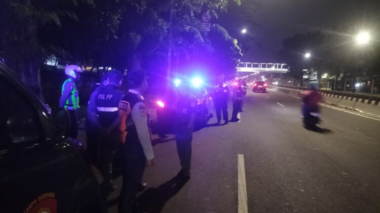 Patroli Blue Light Tiga Pilar Sawah Besar Sasar Titik Rawan, Cegah Gangguan Kamtibmas