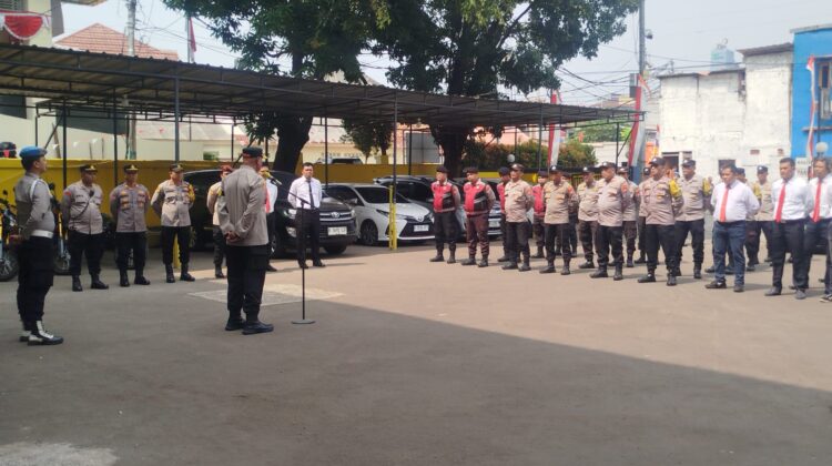 Apel Jam Pimpinan, Kapolsek Johar Baru Tekankan Penguatan Kamtibmas dan Kinerja Personel
