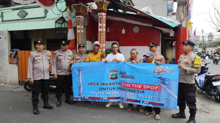 Wujudkan Jakarta Aman, Jaga Jakarta On The Spot Polisi Perkuat Sinergi Bersama Warga Kampung Rawa