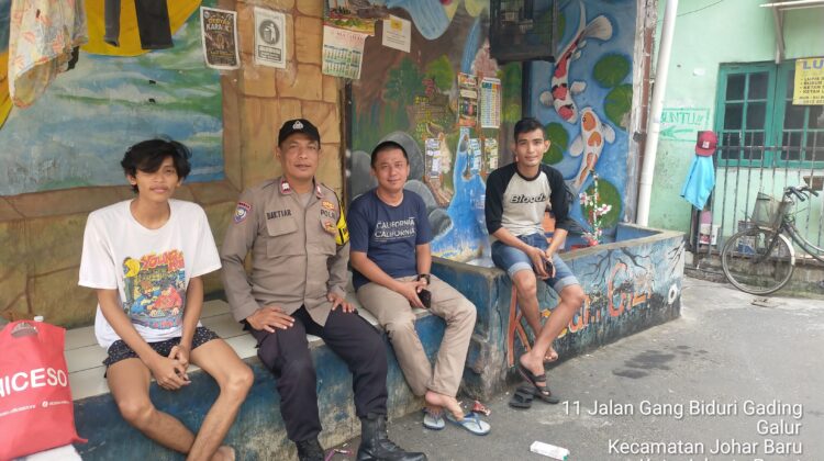 Dekati Pemuda Galur, Polisi Ajak Warga Perkuat Keamanan Lingkungan