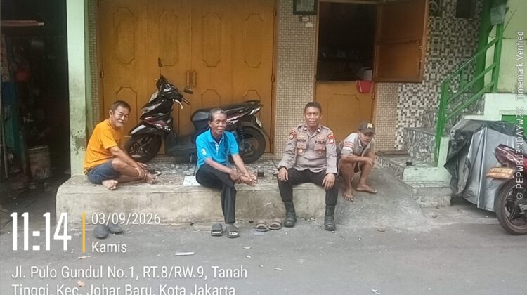 Patroli Dialogis di Tanah Tinggi, Polisi Ajak Warga Bersama Jaga Kamtibmas