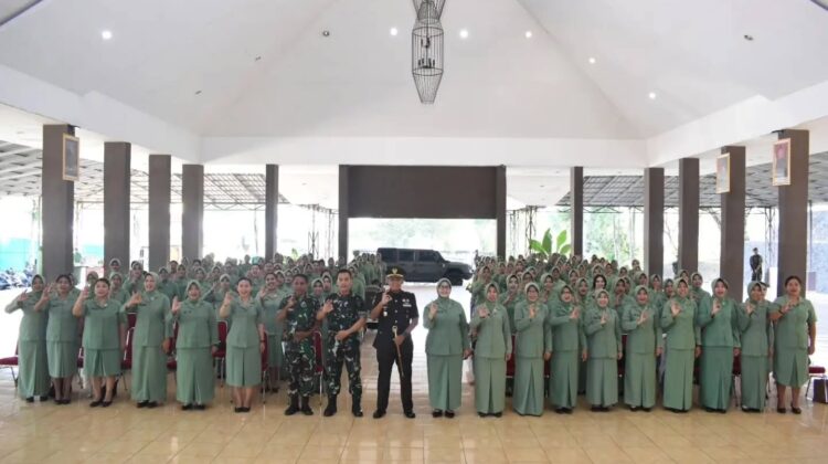 Danbrigif 9/DY/2 Kostrad Tekankan Peran Persit Dukung Tugas Prajurit