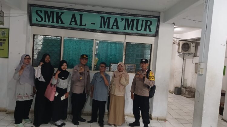 Polsek Metro Menteng Gandeng SMK Al Makmur Perkuat Program Polisi Pendamping di Sekolah