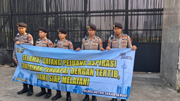 Polri Kedepankan Pendekatan Humanis dalam Pengamanan Unjuk Rasa di Depan Gedung MPR/DPR RI Senayan
