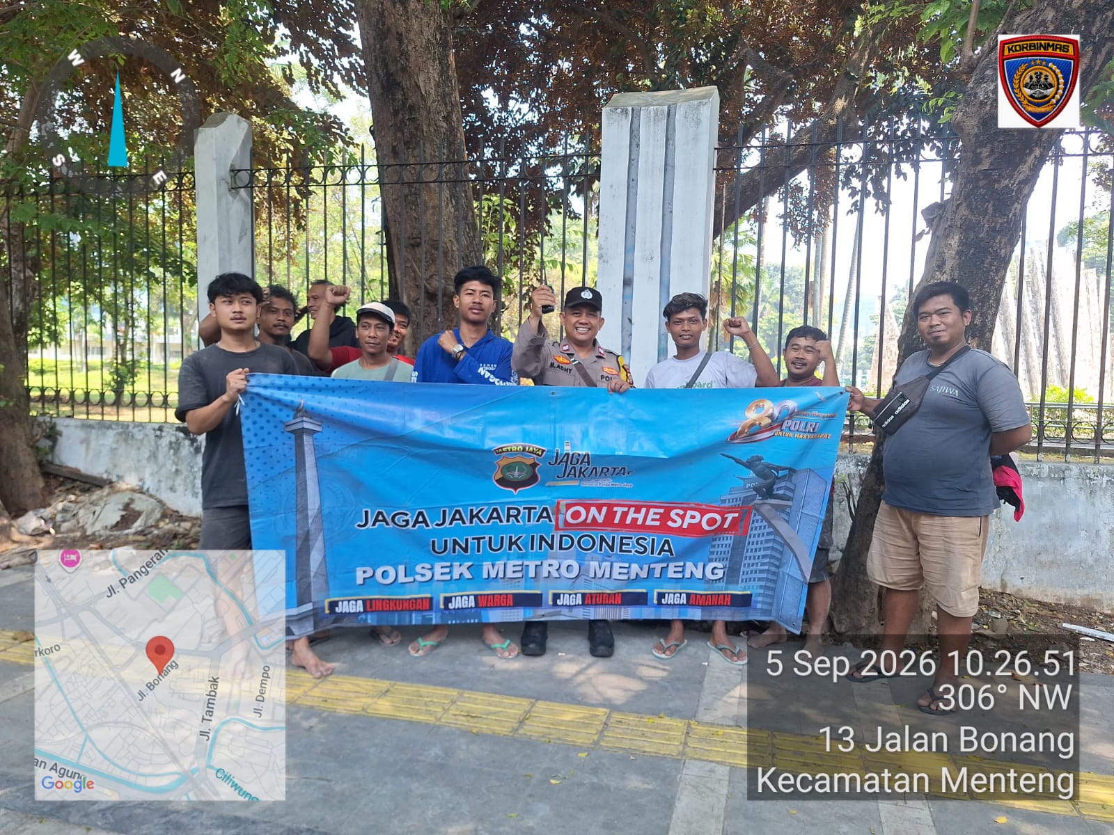 Sambangi Warga Bonang, Bhabinkamtibmas Perkuat Sinergi Jaga Kamtibmas di Pegangsaan