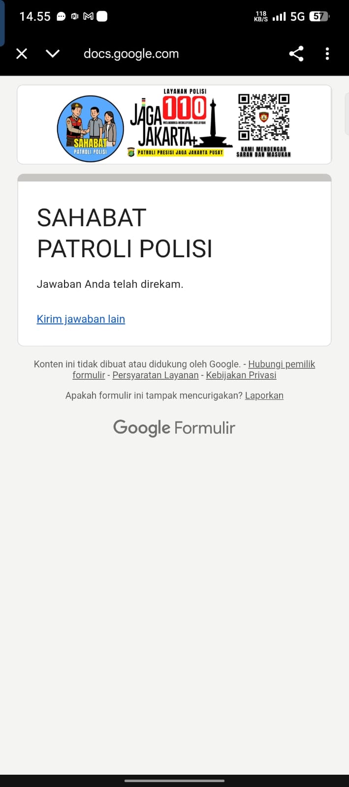 Unit Samapta Polsek Johar Baru Patroli Jalan Kaki, Sampaikan Imbauan Kamtibmas kepada Warga