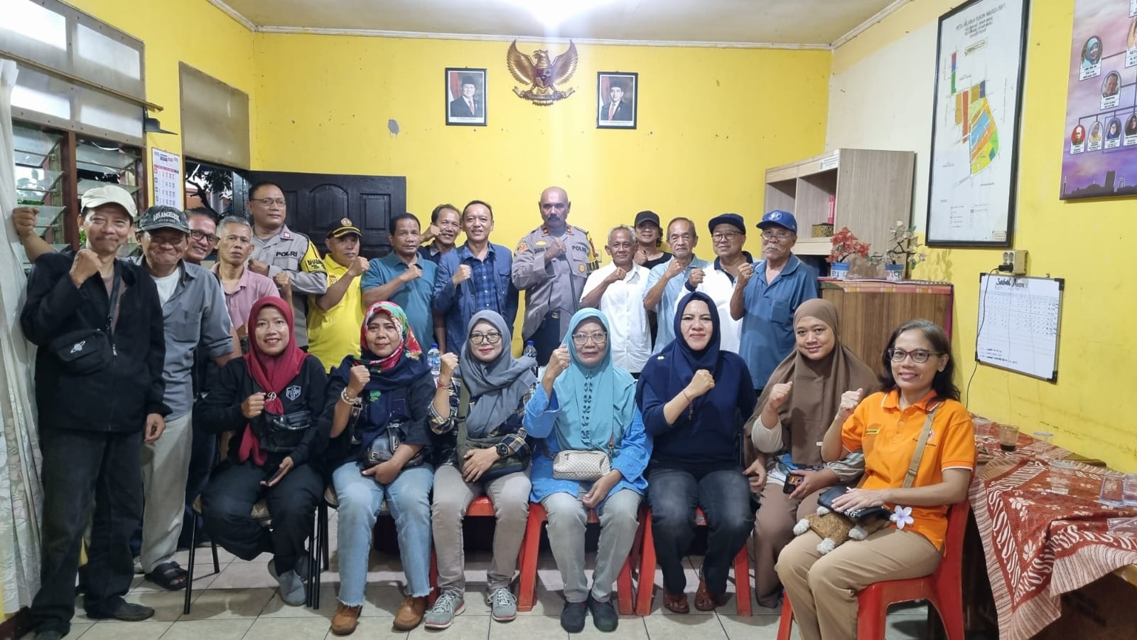 Silaturahmi Kapolsek Johar Baru, Serap Aspirasi Warga RW 09