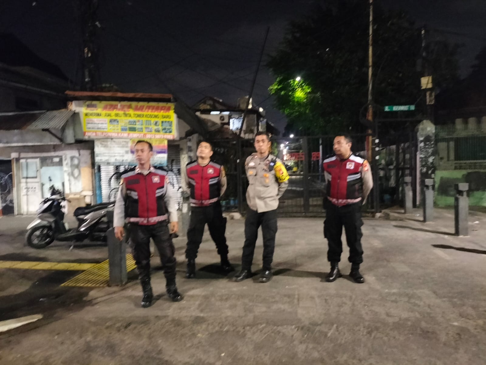 Polsek Senen Perkuat Strong Point Antisipasi Tawuran dan Begal di Jakarta Pusat