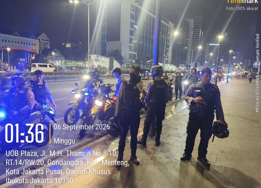 Laporan 110 Ditindaklanjuti, Polisi Bubarkan Kelompok Pemotor di Kawasan Mh Thamrin