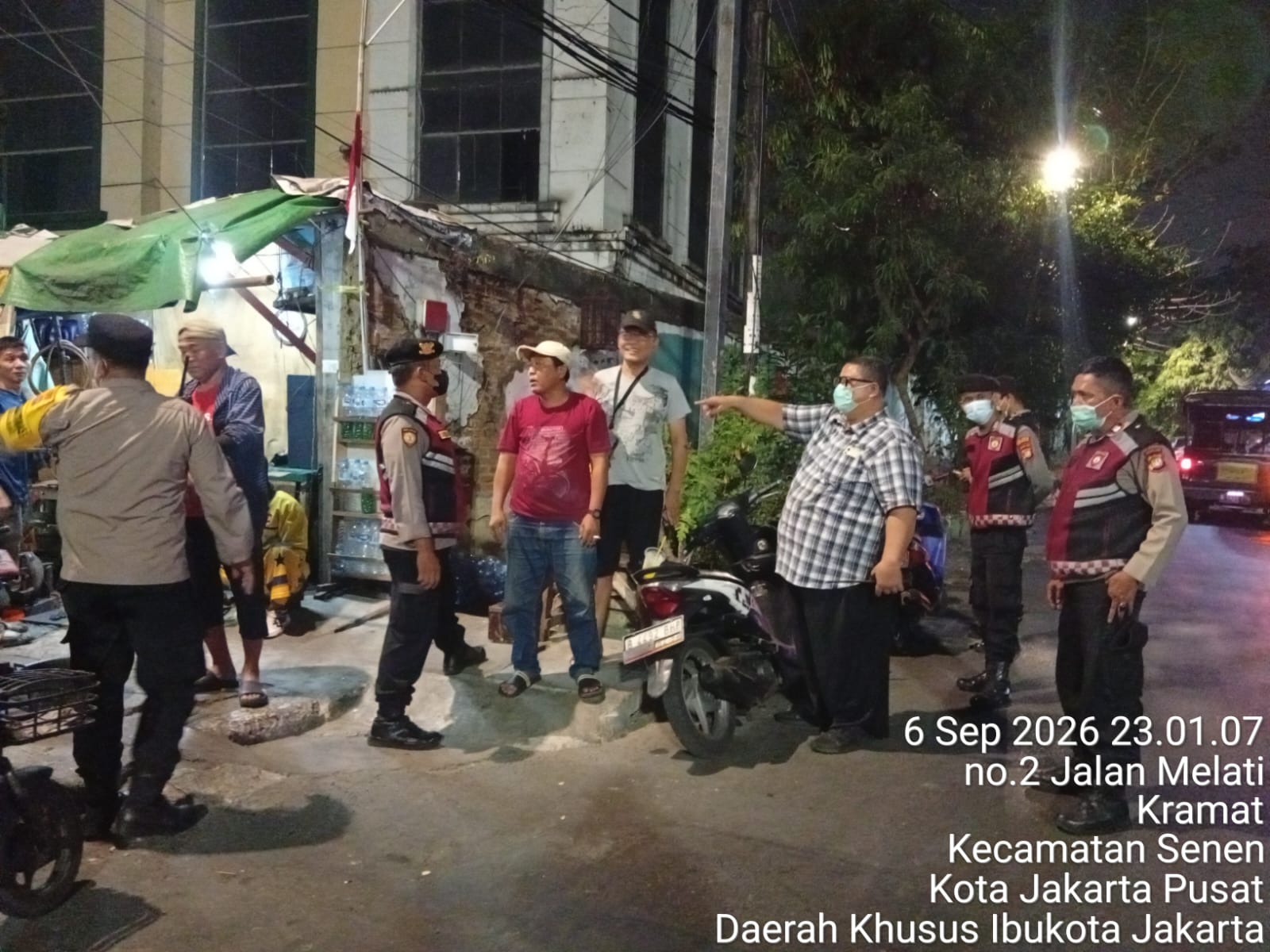Patroli Tiga Pilar Senen Sasar Titik Rawan 3C, Situasi Kondusif