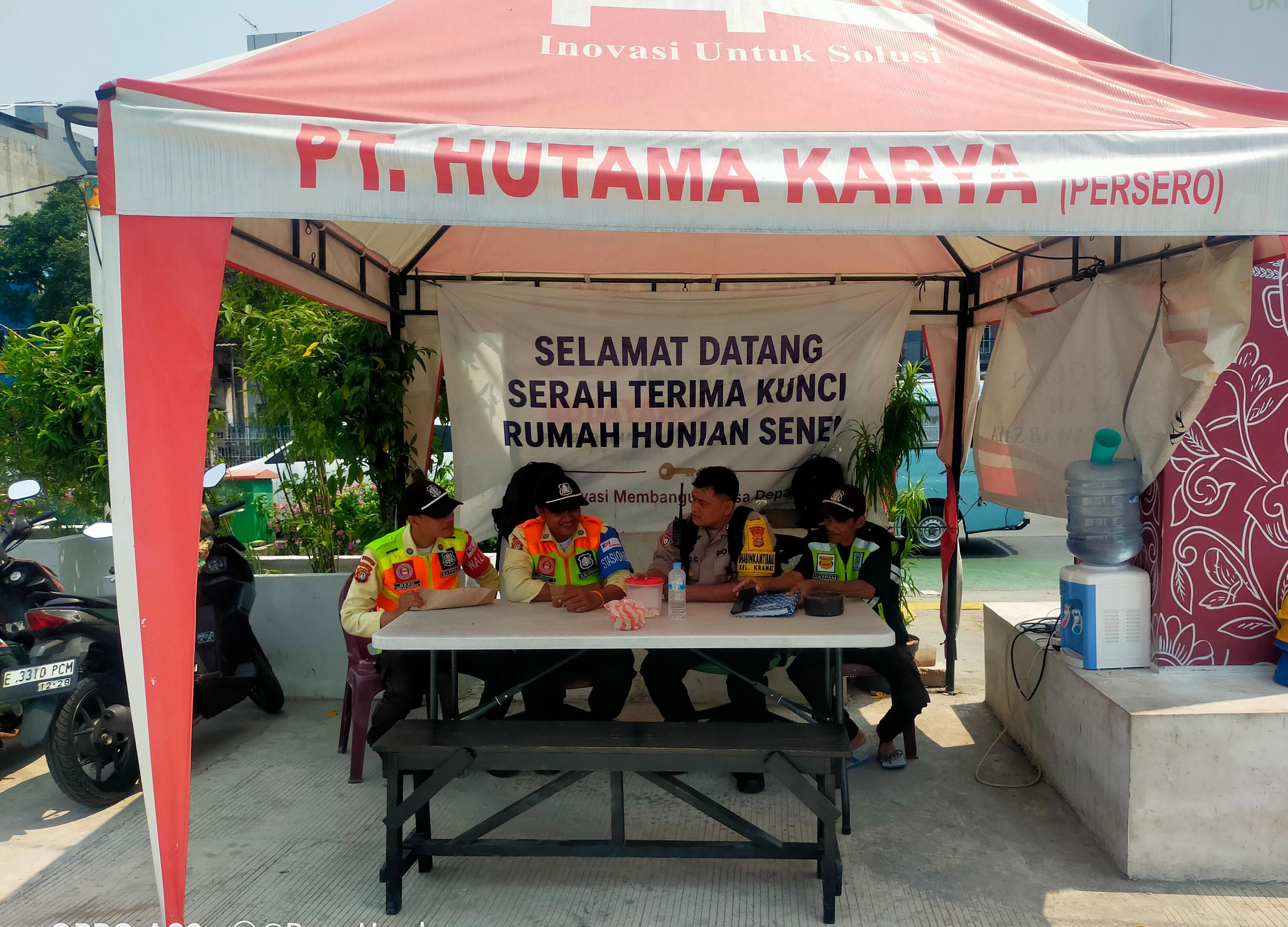 Bhabinkamtibmas Polsek Senen Gelar Jaga Jakarta On The Spot di Perumahan Hunian Rakyat