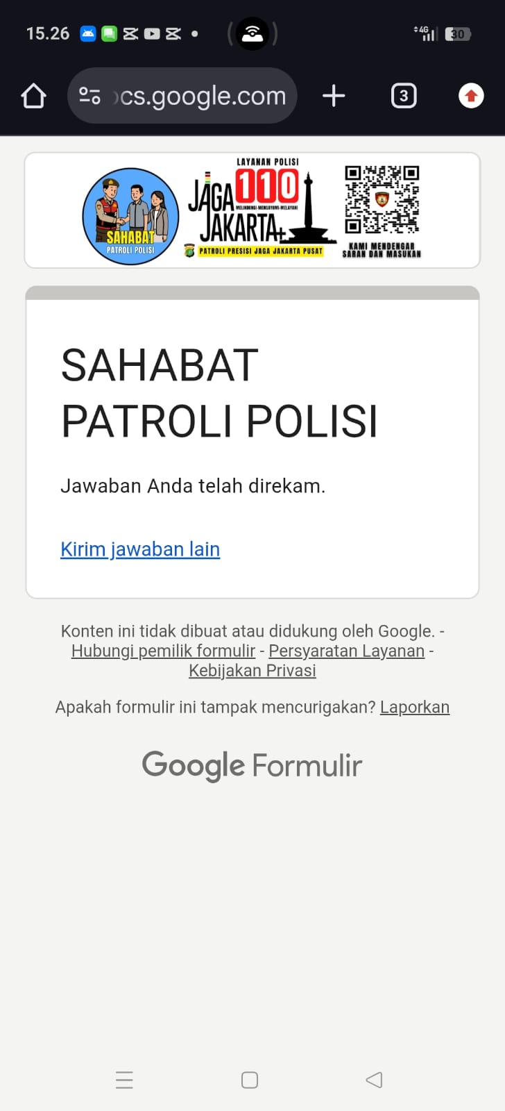 Patroli Jalan Kaki Sore Hari, Polisi Cegah Gangguan Kamtibmas di Johar Baru