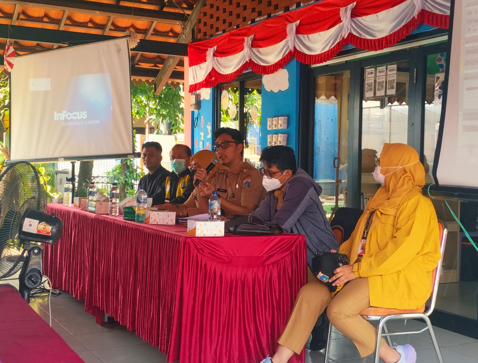 Bhabinkamtibmas Bendungan Hilir Hadiri Sosialisasi Revitalisasi Trotoar Bersama Warga dan Instansi Terkait