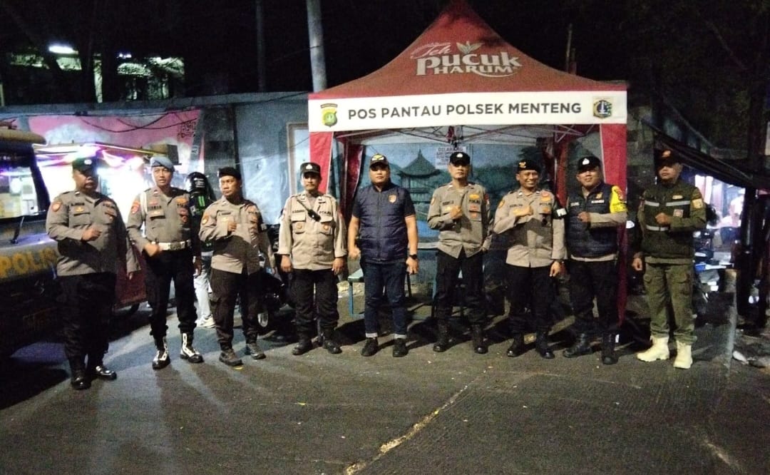 Tengah Malam, Polsek Metro Menteng Perketat Kwitang-Kalipasir Antisipasi Tawuran