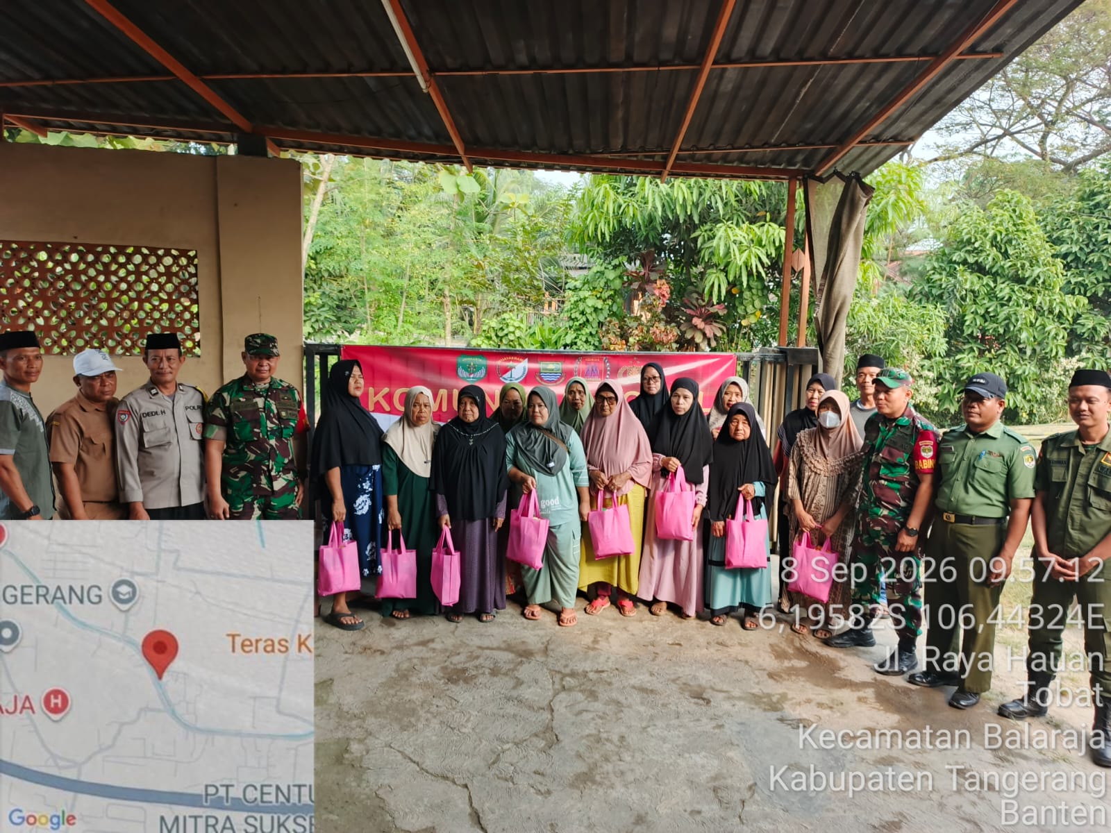 Perkuat Kemanunggalan TNI dengan Rakyat, Koramil 05/Balaraja Gelar Bakti Sosial Jaga Jakarta “ON THE SPOT”