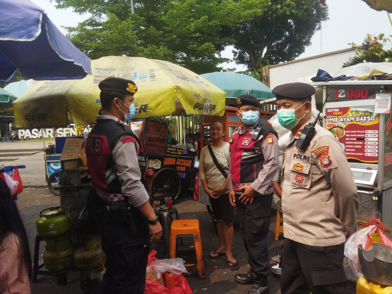 Patroli Jam Makan Siang, Polisi Antisipasi Kejahatan Jalanan di Kawasan Senen